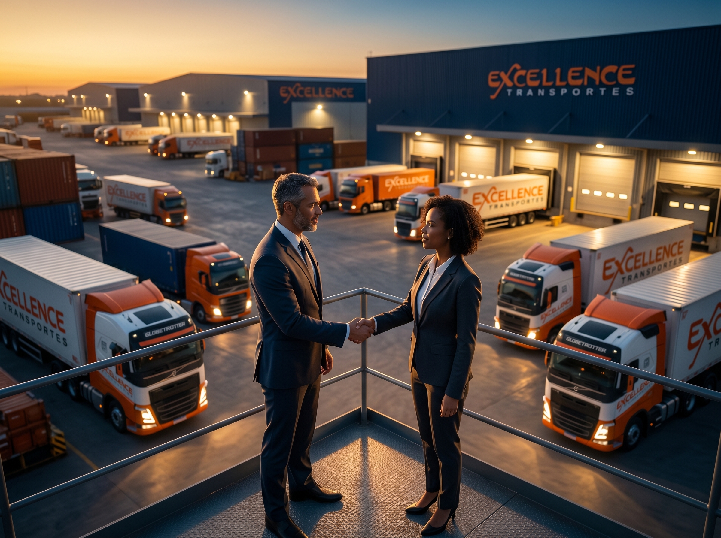 Parceria executiva da Excellence Transportes — transportadora para grandes indústrias brasileiras